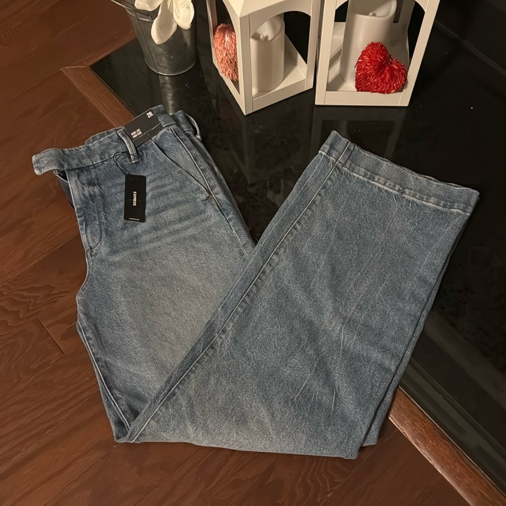 Express wide leg jeans